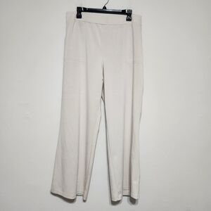 Elie Tahari Women’s Beige Cream Modal Blend Soft Pull On Office XL